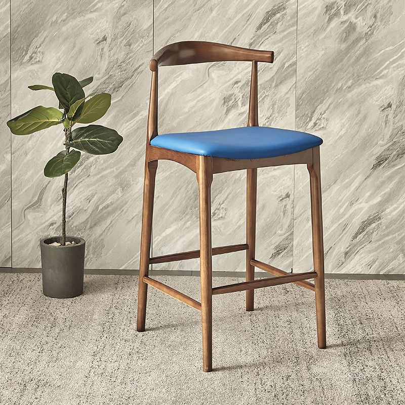 1/3 pièces de table de bar rond moderne set bistro en bois de cendre avec repose-pieds