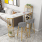 Bucket Bar Stools Metal Low Back Dining Stools with Metal Base Clearhalo 'Bar Furniture' 'Bar Stools' 'bar_stools' 'furn' 'furn_bar_stools' 'Furniture' 'Kitchen & Dining Furniture' 1200x1200_3f6d1cb0-6b64-4a6a-a7b9-46f945c17ed2