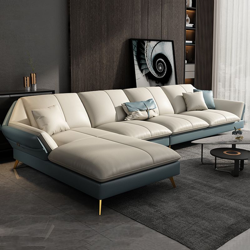 Collapsible Armrest Cushioned Backrest Sofa Bed Sponge Padded Sofa Clearhalo 'furn' 'furn_sectionals' 'Furniture' 'Living Room Furniture' 'Sectionals' 1200x1200_3f6fda72-b184-4adb-81cd-2563cb0c26e8