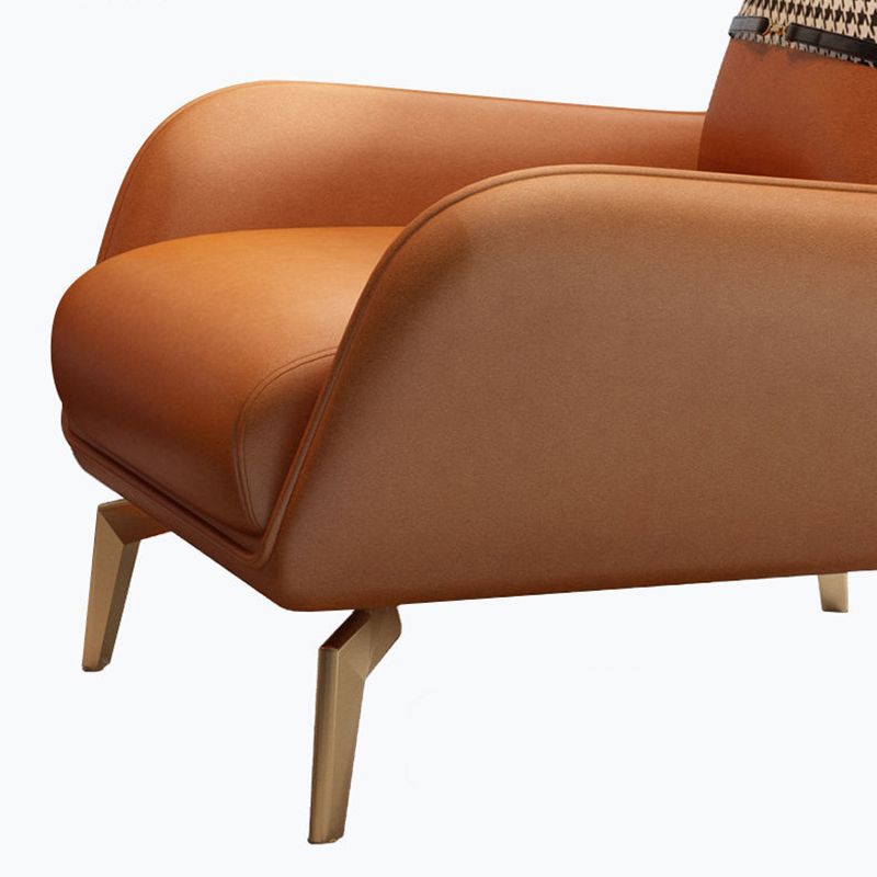 Arms Included Accent Armchair with Basic Four Legs, 30.31" W √ó 37.40" L √ó 33.86" H