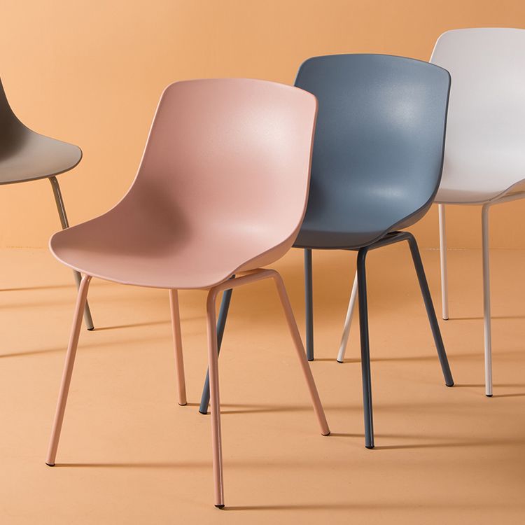 Modern Style Dining Chairs Dining Armless Side Chairs with Metal Legs Clearhalo ' kitchen&dining_furn' 'Dining Chairs' 'Dining Tables & Seating' 'dining_chair' 'furn' 'furn_dining_chair' 'Furniture' 'furniture_dining_chair' 'Kitchen & Dining Furniture' 'kitchen' 1200x1200_3f70c710-e6ad-4166-a53b-97bb1130d6ac