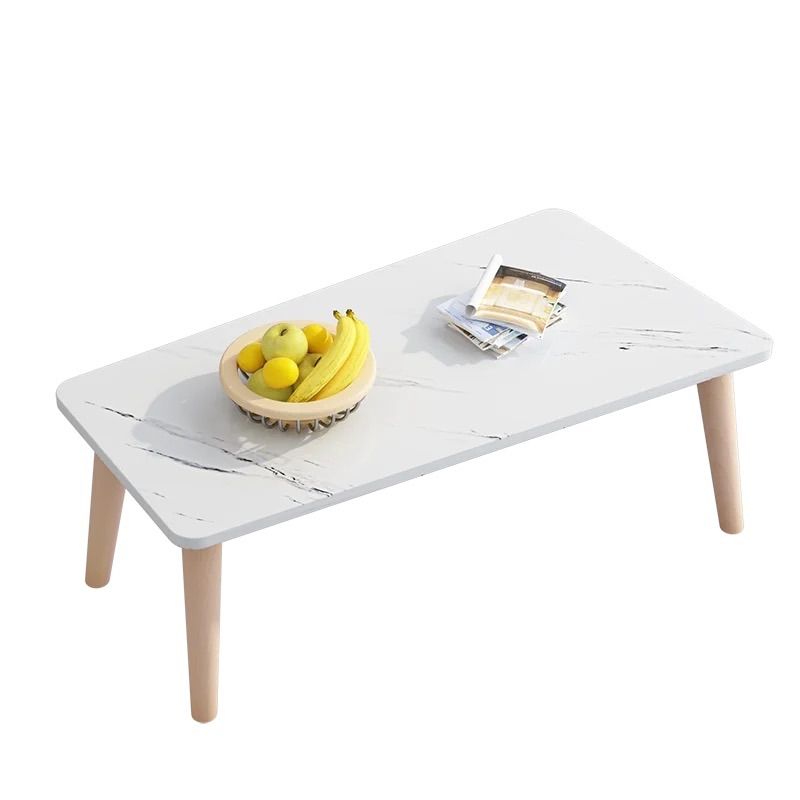 Black/white/grey Round Coffee Table Made of Wood and Wood-based Panel Clearhalo 'Coffee & Accent Tables' 'Coffee Tables' 'coffee_tables' 'furn' 'furn_coffee_tables' 'Furniture' 'furniture_coffee_tables' 'Living Room Furniture' 1200x1200_3f715d20-3799-417c-88fc-7e60b3933a64