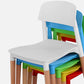 Plastic Stackable Armless Dining Chairs Open Back Side Chair with Wood Legs Clearhalo ' kitchen&dining_furn' 'Dining Chairs' 'Dining Tables & Seating' 'dining_chair' 'furn' 'furn_dining_chair' 'Furniture' 'furniture_dining_chair' 'Kitchen & Dining Furniture' 'kitchen' 1200x1200_3f742d55-056e-4ffd-9aba-08b68239d403