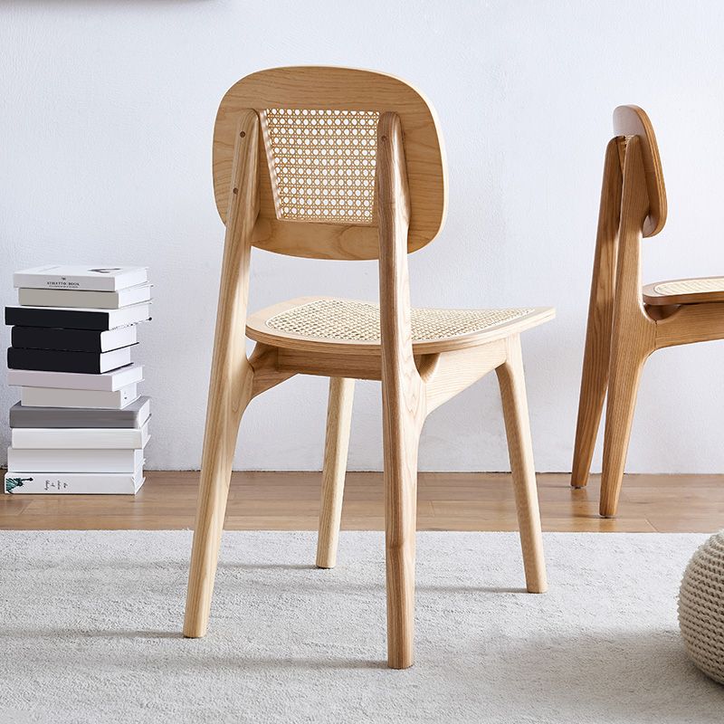 Modern Style Wooden Chair Dining Armless Open Back Chairs for Kitchen Clearhalo 'Dining Chairs' 'Dining Tables & Seating' 'dining_chair' 'furn' 'furn_dining_chair' 'Furniture' 'furniture_dining_chair' 'Kitchen & Dining Furniture' 1200x1200_3f7572a3-3dca-4e0e-9a59-8d4c2771370d