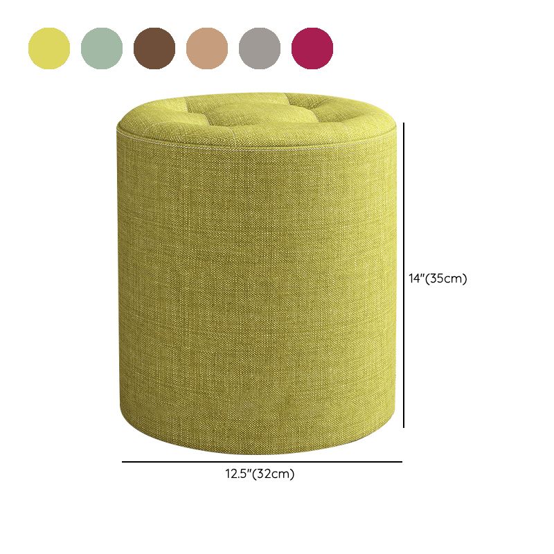 Modern Round Standard Grey Tear Resistant Standard for Drawing Room Clearhalo 'furn' 'furn_ottomans_poufs' 'Furniture' 'Living Room Furniture' 'Ottomans & Poufs' 'ottomans_poufs' 1200x1200_3f75c711-e9ad-44f1-93f6-e278d4b14df3