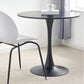 29.13" Tall Contemporary Style Coffee Cocktail Table Pedestal Round Coffee Table Clearhalo 'Coffee & Accent Tables' 'Coffee Tables' 'coffee_tables' 'furn' 'furn_coffee_tables' 'Furniture' 'Living Room Furniture' 1200x1200_3f75d6cb-e6a5-41e8-934f-5ce7f0068d88