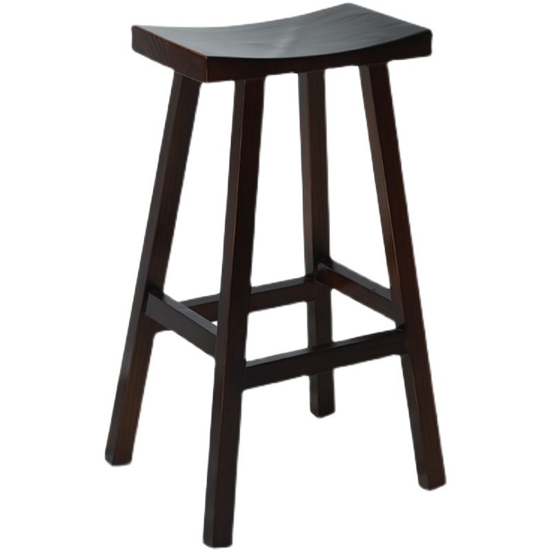Modern Armless Counter Stool Wood Restaurant Bar Stool with Wooden Seat and Pedal Clearhalo 'Bar Furniture' 'Bar Stools' 'bar_stools' 'furn' 'furn_bar_stools' 'furniture_bar_stools' 'Kitchen & Dining Furniture' 'kitchen&dining_furn' 'kitchen' 'kitchen_furn' Furniture' 1200x1200_3f7652c5-0ce9-42e6-9321-60a9d4325c28