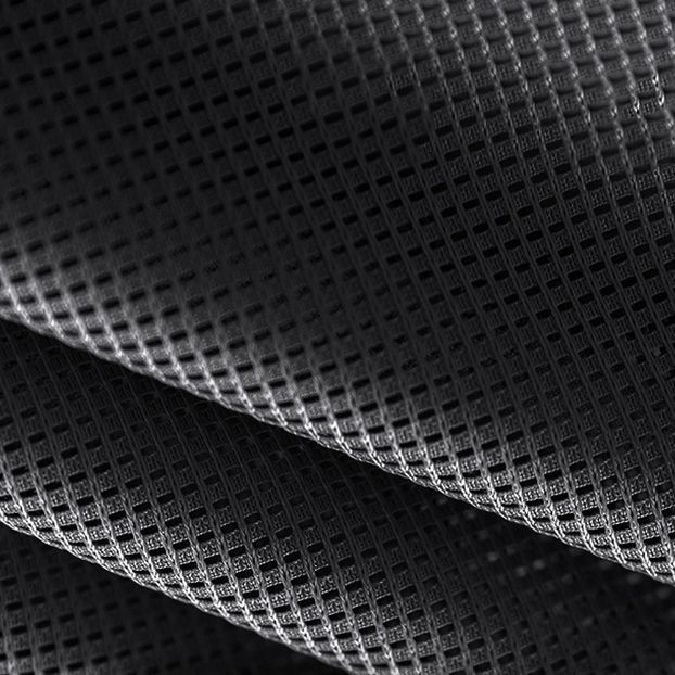 Modern Mesh Task Chair with Fixed Arms Microfiber Ergonomic Computer Chair