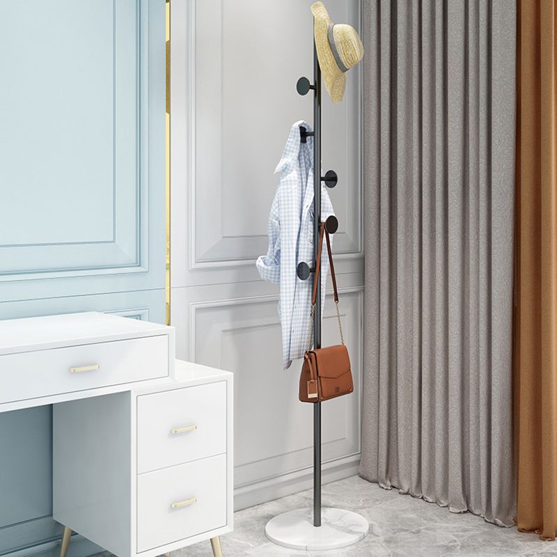 Wunderschöne Kleiderregal Festkörper -Metall -Eingangshalle mit Kleiderhaken