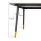 Moderne eettafel ingesteld 1/2/5 pc's metalen frame eettafel en stoelen