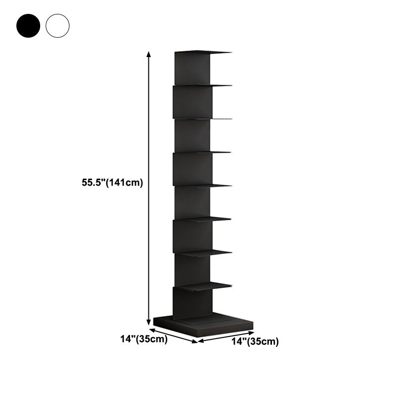 13.78"W Bookshelf Contemporary Style Invisible Bookcase for Home Office