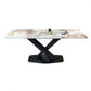 Dinner Room Luxury Dining Table Kitchen Stone Pedestal Dining Table