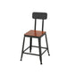 Industrial Circular Solid Wood Bar Table Set 1/2/3/5 Pieces Counter Table with High Stools Clearhalo 'Bar Furniture' 'furn' 'furn_home_bar_bar_sets' 'Furniture' 'Home Bars & Bar Sets' 'home_bar_bar_sets' 'Kitchen & Dining Furniture' 1200x1200_3f7a6211-b1c7-4d9b-b414-3269abf0a6b5
