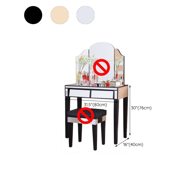 Tavolo da toeletta vanity contemporanei tavolo in legno massiccio scrivania