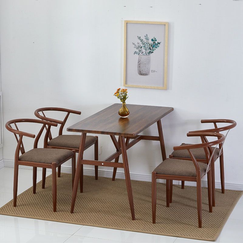 Contemporary Style Chair Dining Armless Side Chair with Metal Legs for Kitchen Clearhalo ' kitchen&dining_furn' 'Dining Chairs' 'Dining Tables & Seating' 'dining_chair' 'furn' 'furn_dining_chair' 'Furniture' 'furniture_dining_chair' 'Kitchen & Dining Furniture' 'kitchen' 1200x1200_3f7c529e-1ffe-4168-9d10-bc89a90aaf99