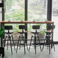 Coffee Shop Hall/Pub Table Industrial Rectangle Footrest Bar Height Table in Natural Clearhalo 'Bar Furniture' 'Bar Tables' 'bar_tables' 'furn' 'furn_bar_tables' 'Furniture' 'Kitchen & Dining Furniture' 1200x1200_3f7cadc8-6d1e-435b-9831-ce45869506c4