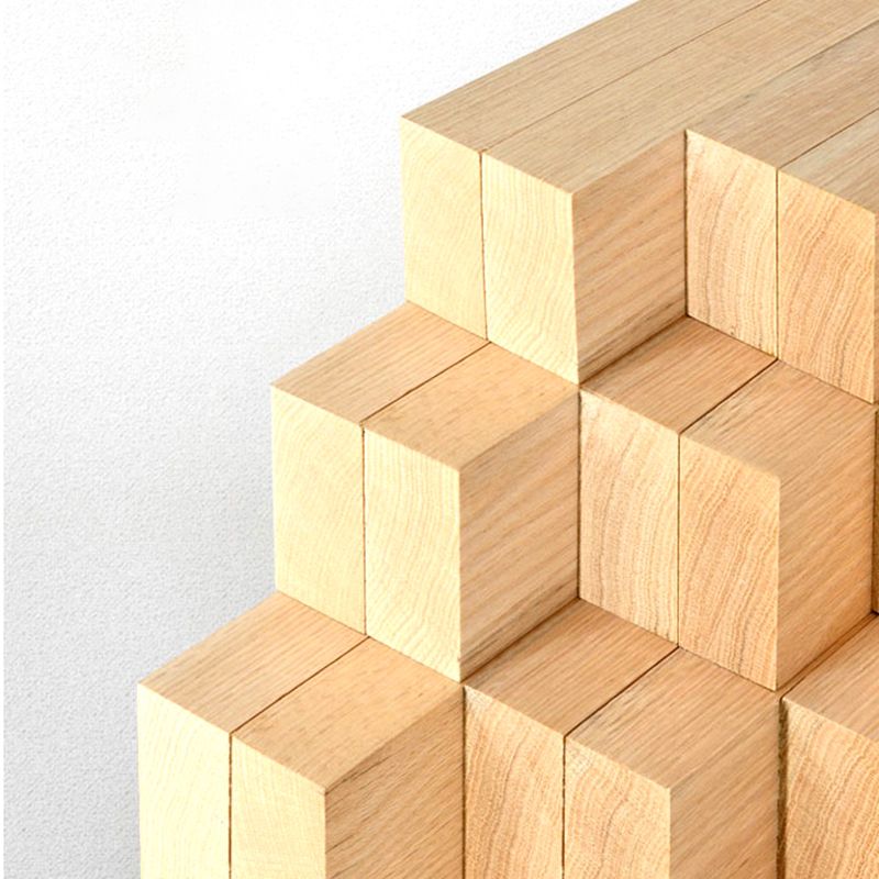 現代の木製エンドテーブル長方形の4脚サイドテーブルストレージシェルフ