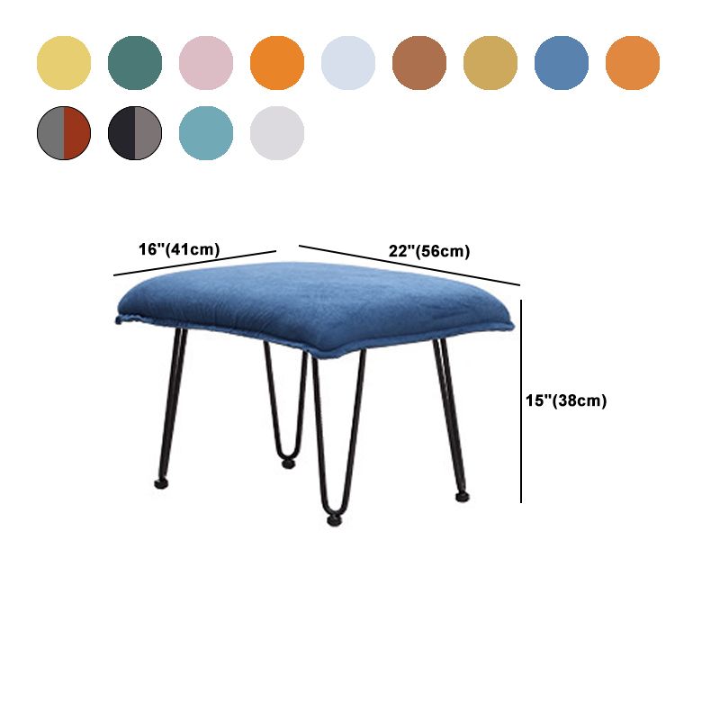 Chaise de rocker de style moderne à fuseau de fuseau de fuseau chaise de culbuteur avec ottoman