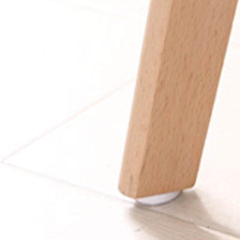 Upholstered Armless Dining Chairs Solid Back Side Chairs with Wood Legs Clearhalo ' kitchen&dining_furn' 'Dining Chairs' 'Dining Tables & Seating' 'dining_chair' 'Furniture' 'furniture_dining_chair' 'Kitchen & Dining Furniture' 'kitchen' 1200x1200_3f7df922-c685-4b0a-af2c-98ba818365ec