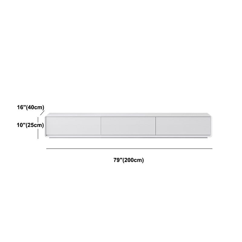 White TV Cabinet Simple Modern Combination Living Room Household Floor TV Cabinet Clearhalo 'furn' 'furn_tv_stands_entertainment_centers' 'Furniture' 'Living Room Furniture' 'TV Stands & Entertainment Centers' 'TV Stands & Media Storage Furniture' 'tv_stands_entertainment_centers' 1200x1200_3f7e6803-897b-459b-98be-1d962c983d7c