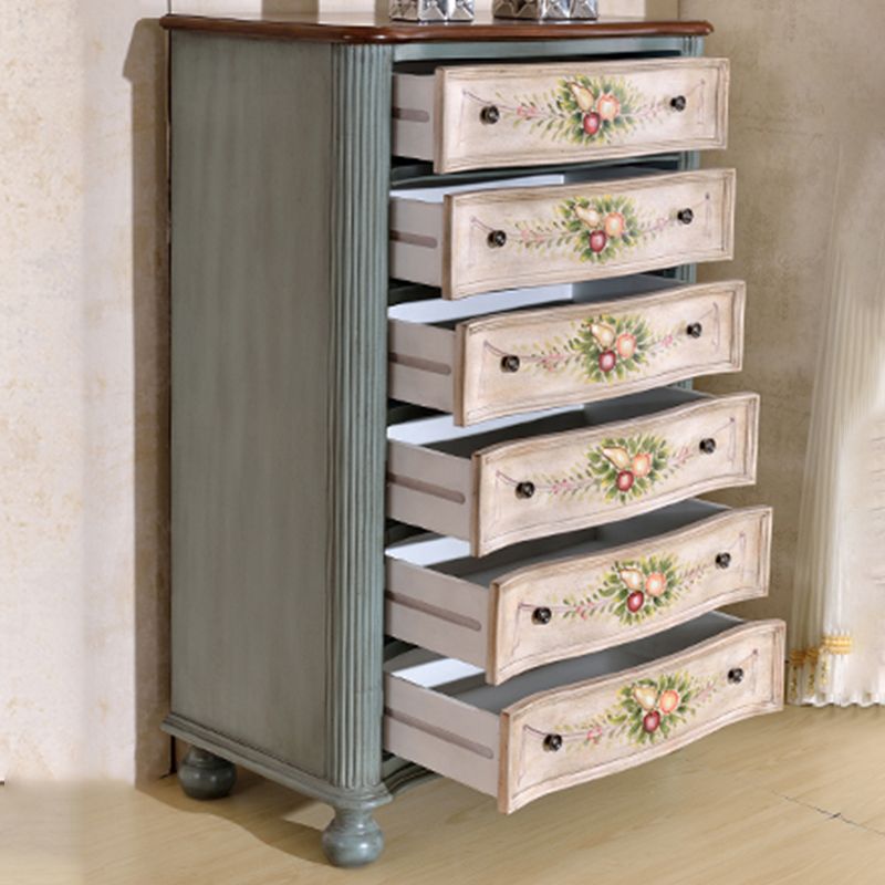 18.72-inch Width Traditional Storage Chest Solid Wood Dresser with 6 Drawers Clearhalo 'Bedroom Furniture' 'Dressers & Chests' 'dressers_chests' 'furn' 'furn_dressers_chests' 'Furniture' 1200x1200_3f7fd9f1-66f8-4e0b-bc99-aad5595ba7f9