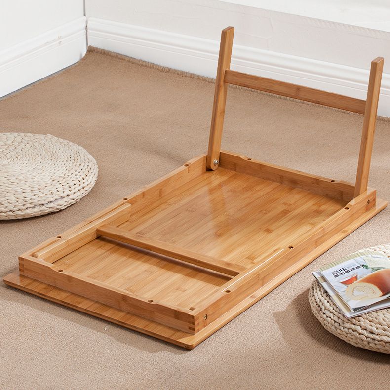 Massief hout modern laptop bureau zweven rechthoekig schrijfbureau