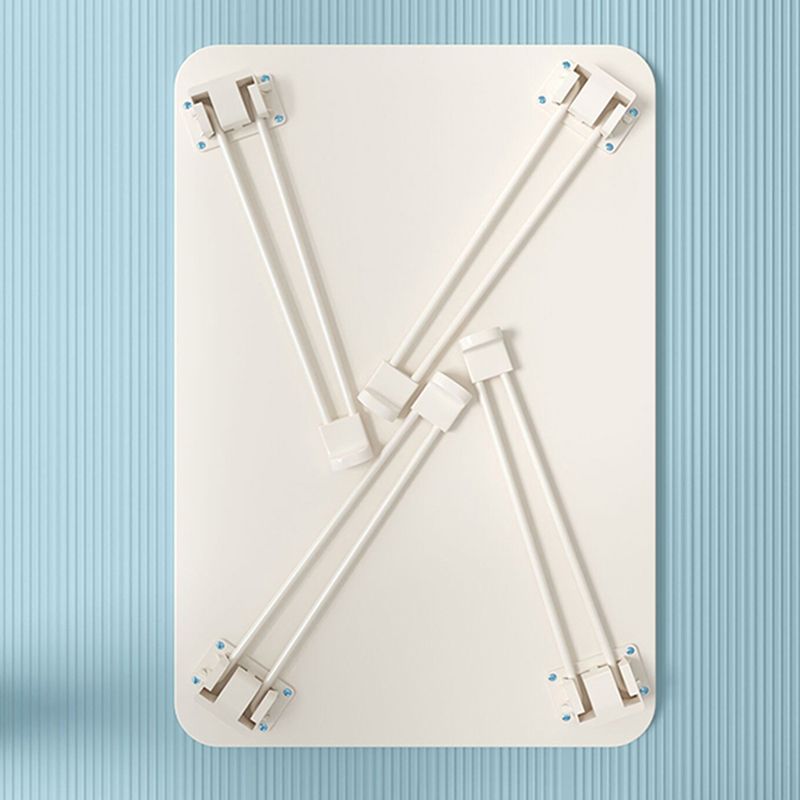 Scrivania per ufficio in legno ingegnerizzato contemporaneo rettangolo metallica pieghevole scrivania