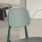 Scandinavian Open Back Side Chair Plastic Armless Dining Chairs