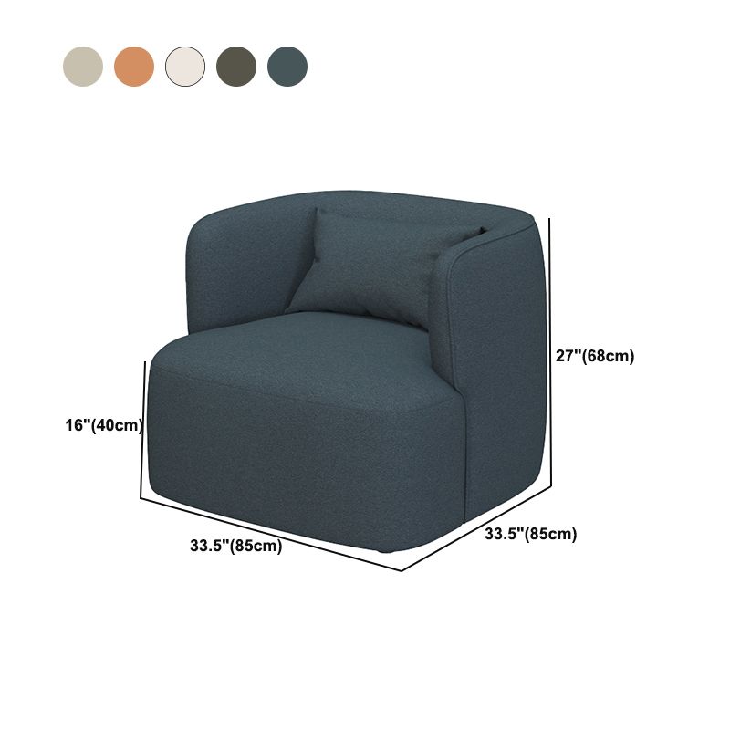 Nordic Arms Included with Pillow Fixed Back Living Room Accent Armchair Clearhalo 'Accent Chairs' 'accent_chairs' 'Chairs & Seating' 'furn' 'furn_accent_chairs' 'Furniture' 'Living Room Furniture' 1200x1200_3f8530d0-526c-4bea-94b9-80c99d9b7c3e