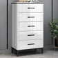 Contemporary Stone Storage Chest Bedroom Chest with Black Legs Clearhalo 'Bedroom Furniture' 'Dressers & Chests' 'dressers_chests' 'furn' 'furn_dressers_chests' 'Furniture' 1200x1200_3f85ec5e-a234-4248-acab-cbaa9cde1377