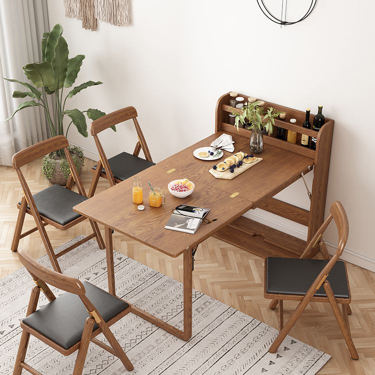 Foldable Ash Wood Dining Table Medieval Modern Rectangle Table with Double Pedestal Clearhalo ' dining_table' 'Dining Tables & Seating' 'Dining Tables' 'furn' 'furn_dining_table' 'Furniture' 'furniture_dining_table' 'Kitchen & Dining Furniture' 'kitchen&dining_furn' 'kitchen' 'kitchen_dining_table' 1200x1200_3f85eea8-a552-406b-98f9-8fd21b5e2822