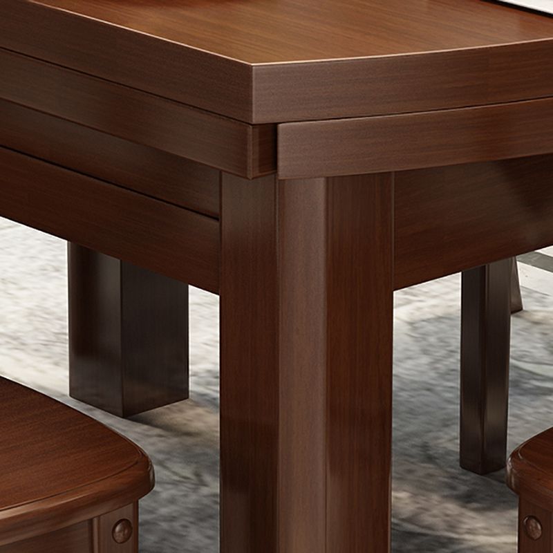 Modern Style Round 54.33" Dining Table Solid Wood Drop-Leaf Dining Table for Home Use Clearhalo ' dining_table' 'Dining Tables & Seating' 'Dining Tables' 'furn' 'furn_dining_table' 'Furniture' 'furniture_dining_table' 'Kitchen & Dining Furniture' 'kitchen&dining_furn' 'kitchen' 'kitchen_dining_table' 1200x1200_3f88e50f-4e8b-476e-891e-830a0cf42baa