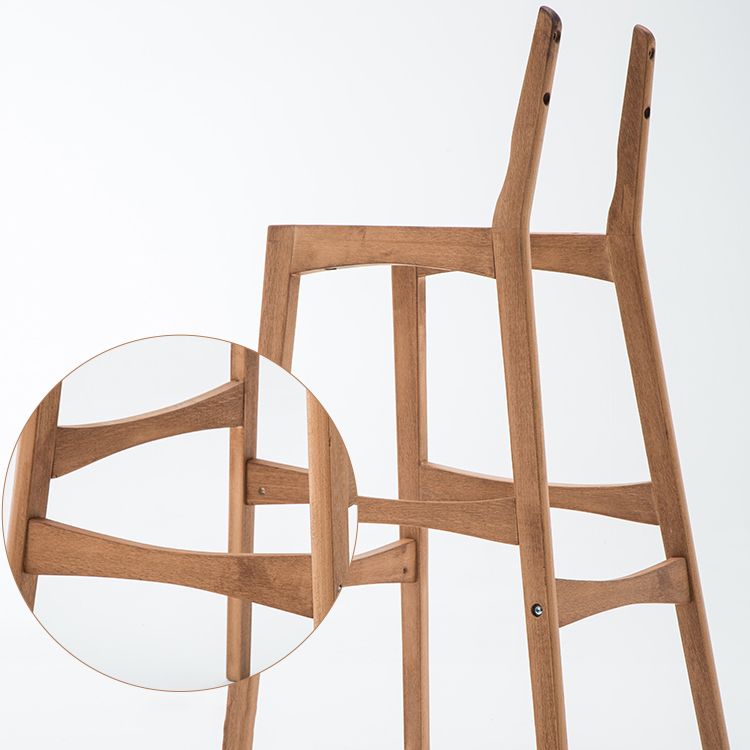 Scandinavia Style Bar-stool Wooden Legs Full Back for Kitchen Bar Clearhalo 'Bar Furniture' 'Bar Stools' 'bar_stools' 'furn' 'furn_bar_stools' 'furniture_bar_stools' 'Kitchen & Dining Furniture' 'kitchen&dining_furn' 'kitchen' 'kitchen_furn' Furniture' 1200x1200_3f88e7f3-f456-4204-8a19-c1ddd276ce92
