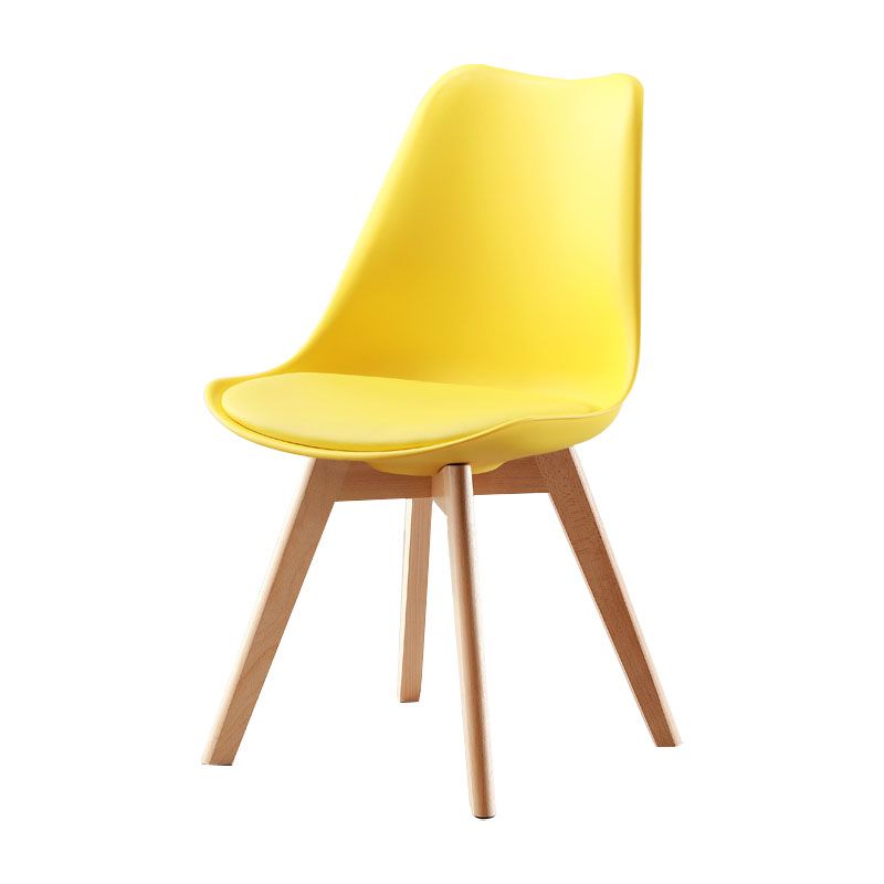 Modern Beech Solid Back Side Chair Matte Finish Upholstered Dining Chair Clearhalo ' kitchen&dining_furn' 'Dining Chairs' 'Dining Tables & Seating' 'dining_chair' 'Furniture' 'furniture_dining_chair' 'Kitchen & Dining Furniture' 'kitchen' 1200x1200_3f8e7703-f354-413f-8694-d9d0a45dca11