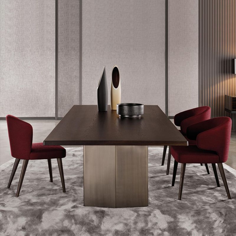 Contemporary Dining Room Solid Wood Dining Chair Wingback Arm Chair in Black Clearhalo 'Dining Chairs' 'Dining Tables & Seating' 'dining_chair' 'furn' 'furn_dining_chair' 'Furniture' 'furniture_dining_chair' 'Kitchen & Dining Furniture' 1200x1200_3f8f37f9-9951-4a43-b8bf-38cf0cf9af5c