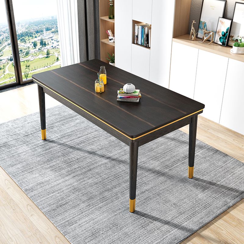 Ash Wood Base Modern Sintered Stone Dining Table Rectangular Table in Black Clearhalo ' dining_table' 'Dining Tables & Seating' 'Dining Tables' 'furn' 'furn_dining_table' 'Furniture' 'furniture_dining_table' 'Kitchen & Dining Furniture' 'kitchen&dining_furn' 'kitchen' 'kitchen_dining_table' 1200x1200_3f8f3e8d-c130-4091-8987-d5619a5cead2