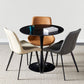 Round Tulip Base Modern Dining Table Two-Color Fixed Table with Sintered Stone Clearhalo ' dining_table' 'Dining Tables & Seating' 'Dining Tables' 'furn' 'furn_dining_table' 'Furniture' 'furniture_dining_table' 'Kitchen & Dining Furniture' 'kitchen&dining_furn' 'kitchen' 'kitchen_dining_table' 1200x1200_3f8ffe25-5106-4137-8c44-66e954c43f33