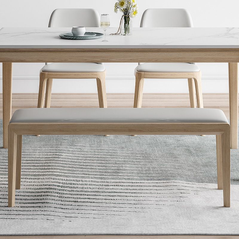 15.6-inch Width Modern Seating Bench Cushioned Solid Wood Bench Clearhalo 'Benches' 'Chairs & Seating' 'furn' 'furn_benches' 'Furniture' 'Living Room Furniture' 1200x1200_3f91e0bf-75e9-4d7c-8e29-8682504f74cc