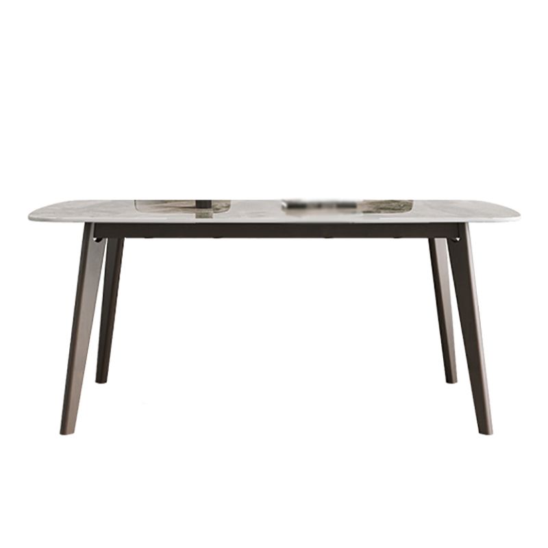 Medieval Modern Sintered Stone Dining Table Rectangle Table with 4 Legs Clearhalo 'Dining Tables & Seating' 'Dining Tables' 'dining_table' 'furn' 'furn_dining_table' 'Furniture' 'furniture_dining_table' 'Kitchen & Dining Furniture' 'kitchen' 'kitchen_dining_table' 1200x1200_3f94d25b-fbb9-4c08-8532-06d3bd751324