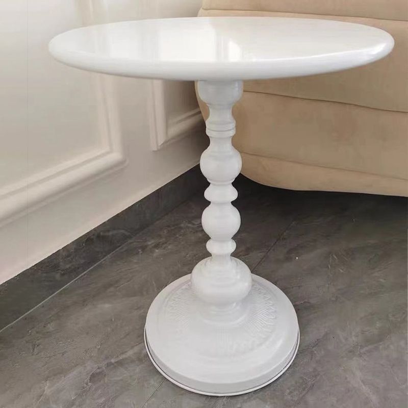 16.5 "W x 16.5" D x 20,5 "H Sofa Zijkant Accent Table metalen voetstuk Eindtafel