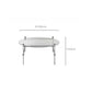 Contemporary Round Coffee Table with Glass Top and Steel Legs in Clear Clearhalo 'Coffee & Accent Tables' 'Coffee Tables' 'coffee_tables' 'furn' 'furn_coffee_tables' 'Furniture' 'Living Room Furniture' 1200x1200_3f9a94d1-952e-468d-a83d-bc2e564513fb