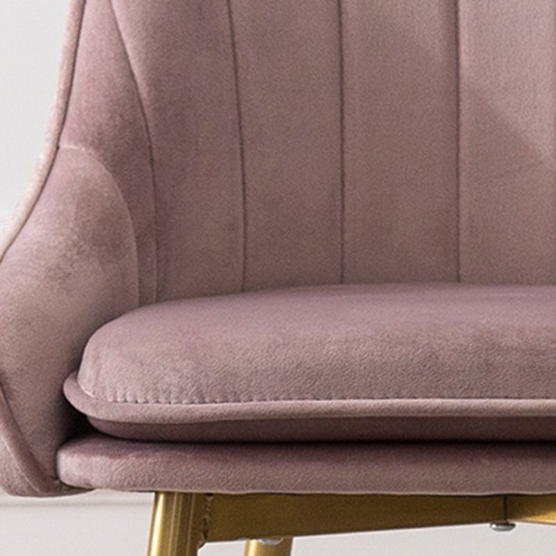 Nordic Metal Dining Room Armchairs Upholstered Linen Fabric Chairs for Restaurant Clearhalo ' kitchen&dining_furn' 'Dining Chairs' 'Dining Tables & Seating' 'dining_chair' 'furn' 'furn_dining_chair' 'Furniture' 'furniture_dining_chair' 'Kitchen & Dining Furniture' 'kitchen' 1200x1200_3f9ab535-2caf-4850-94c5-11de93ebe032