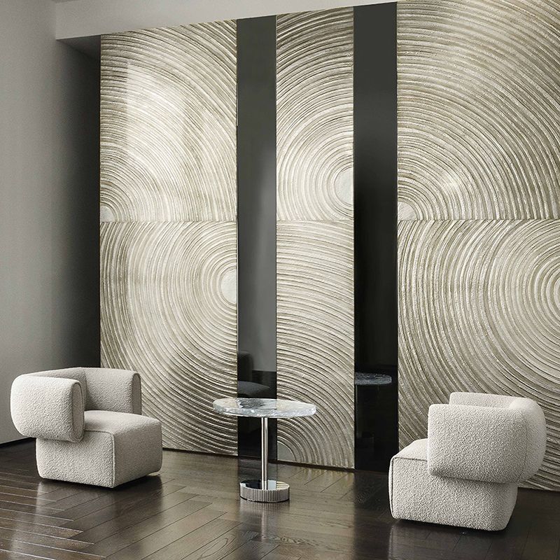 Contemporary Slate Coffee Table Round Bunching Coffee Table Sets for Living Room