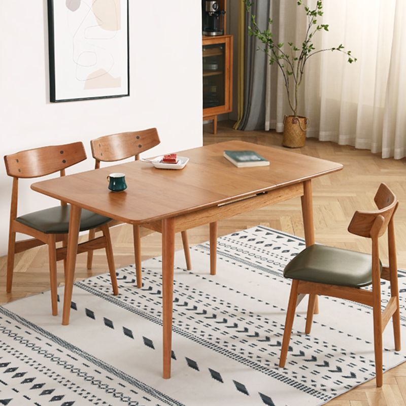 Rectangle Solid Wood Foldable Table Modern Dining Table with 4 Legs for Restaurant Clearhalo ' dining_table' 'Dining Tables & Seating' 'Dining Tables' 'furn' 'furn_dining_table' 'Furniture' 'furniture_dining_table' 'Kitchen & Dining Furniture' 'kitchen&dining_furn' 'kitchen' 'kitchen_dining_table' 1200x1200_3f9c87c2-46e6-4070-a4ed-58c59080bd9e