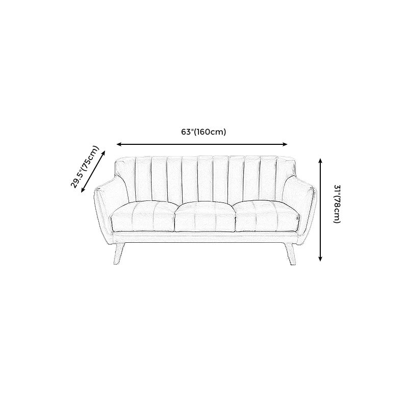 Modern Stain-Resistant Leather Sofa Square Arm Settee with Tight Back Clearhalo 'furn' 'furn_sofas' 'Furniture' 'furniture_sofas' 'kitchen' 'kitchen_sofas' 'Living Room Furniture' 'Sofa' 'sofas' 1200x1200_3f9cbe52-7066-40cc-ad55-fa073a1e3163