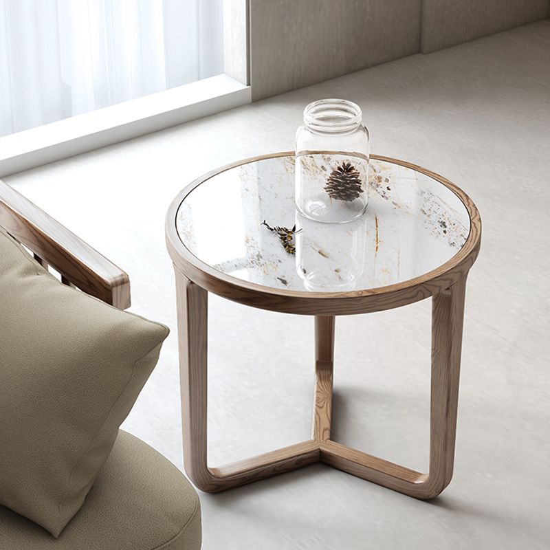 Table basse moderne en ardoise sans ensemble de table basse ronde pénible