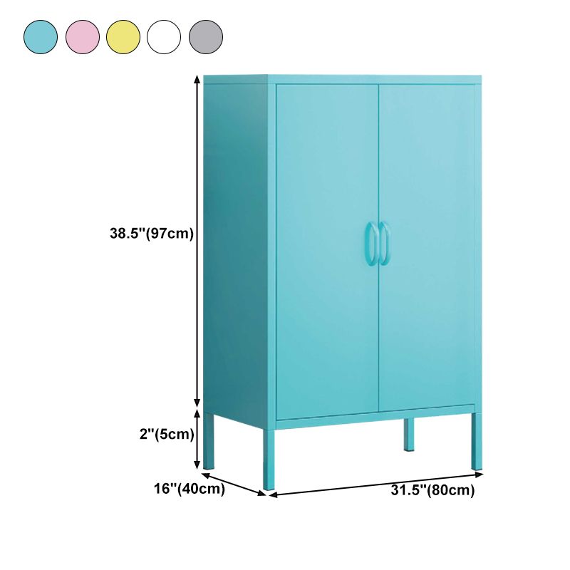 Steel Living Room Sideboard Cabinet Modern Server Cabinet with Storage Clearhalo 'buffet_sideboard' 'Buffets & Sideboards' 'furn' 'furn_buffet_sideboard' 'Furniture' 'furniture_buffet_sideboard' 'Kitchen & Dining Furniture' 1200x1200_3fa166b6-b061-4c96-95fe-d55b7cc7d739