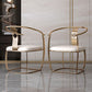 Eigentijdse stijl armstoel metalen eetkamerstoel voor thuis
