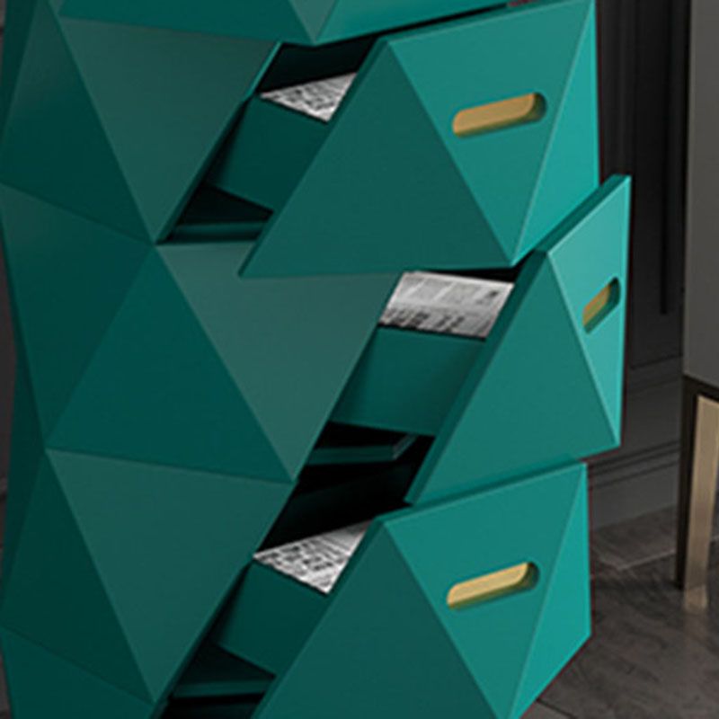 Glam-dressoir van 17,55 inch breed met 3 lades en opbergkast