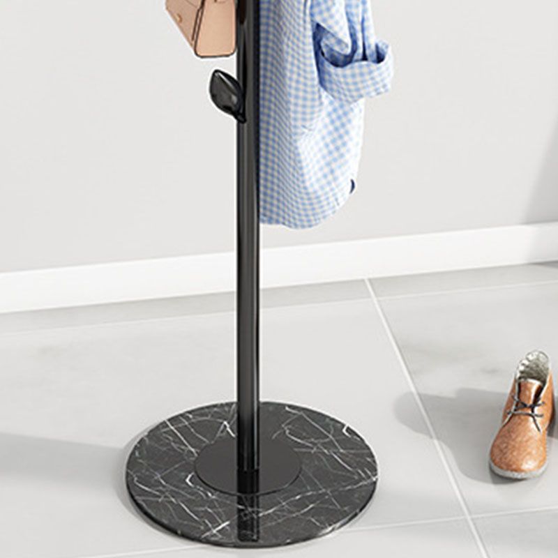 Modern Coat Rack Coat Hooks Metal Coat Hanger with Marble Bottom Clearhalo 'Entry & Mudroom Furniture' 'furn' 'furn_hall_tree_coat_racks' 'Furniture' 'Hall Trees & Coat Racks' 'hall_tree_coat_racks' 1200x1200_3faa2369-495b-4b4e-a0b6-f4f615f31cf2